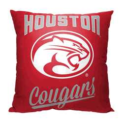 NCAA Houston Alumni Throw Pillow 18x18 Inches