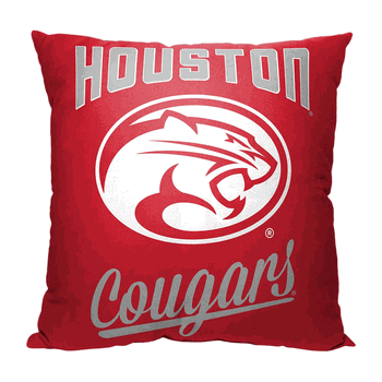 NCAA Houston Alumni Throw Pillow 18x18 Inches