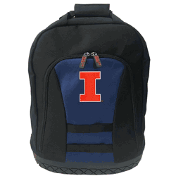 NCAA Illinois Fighting Illini Premium 18" Toolbag Backpack