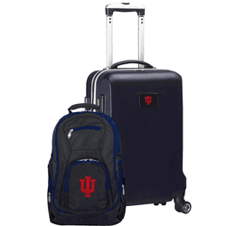 NCAA Indiana Hoosiers Deluxe 2-Piece Backpack & Carry-On Set