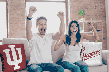 NCAA Indiana Hoosiers Invert Pillow