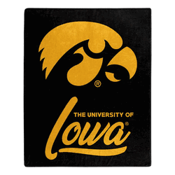 NCAA Iowa Hawkeyes Signature Raschel Throw