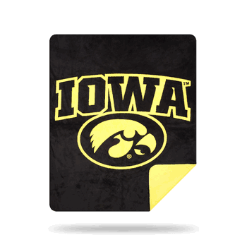 NCAA Iowa Hawkeyes Sliver Knit Throw