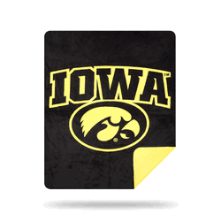 NCAA Iowa Hawkeyes Sliver Knit Throw