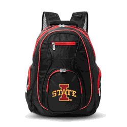 NCAA Iowa State Cyclones 19" Premium Laptop Backpack with Colored Trim