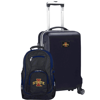 NCAA Iowa State Cyclones Deluxe 2-Piece Backpack & Carry-On Set