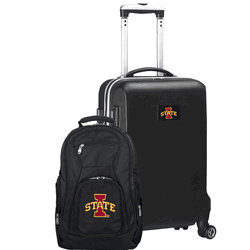 NCAA Iowa State Cyclones Deluxe 2-Piece Backpack & Carry-On Set