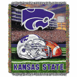 NCAA Kansas Jayhawks St Homefield Advantage Tapestry Throw