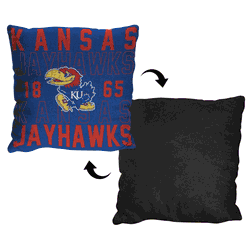 NCAA Kansas Jayhawks Stacked Pillow