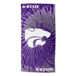 NCAA Kansas State Psychedelic Beach Towel 30x60 Inches
