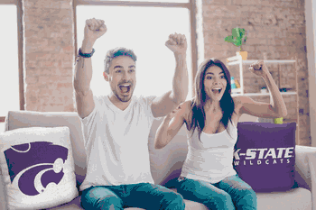 NCAA Kansas State Wildcats Invert Pillow