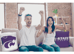 NCAA Kansas State Wildcats Invert Pillow