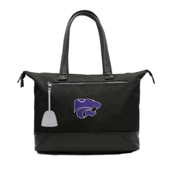 NCAA Kansas State Wildcats Laptop Tote Bag with Colored Zipper Pull Accessory