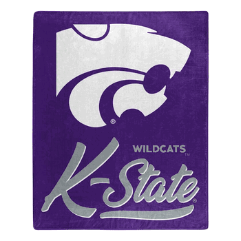 NCAA Kansas State Wildcats Signature Raschel Throw