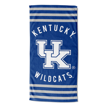 NCAA Kentucky Stripes Beach Towel 30x60 Inches