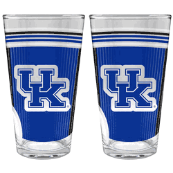 NCAA Kentucky Wildcats 2pc Pint Glass Set