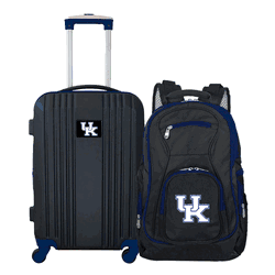 NCAA Kentucky Wildcats Premium 2-Piece Backpack & Carry-On Set