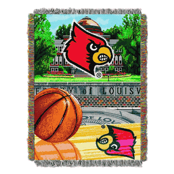 NCAA Louisville Cardinals Homefield Advantage Tapestry Throw