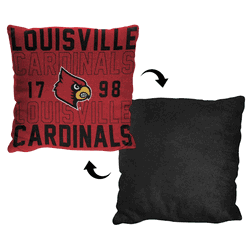 NCAA Louisville Cardinals Stacked Pillow