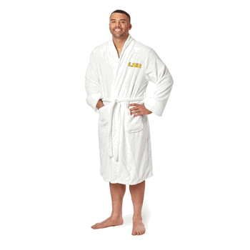NCAA LSU L/XL Silk Touch Robe 26x47 Inches