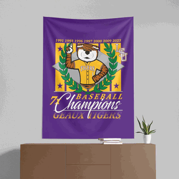 NCAA LSU Louisiana State Pinnacle Wall Hanging 50x60 Inches