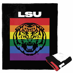 NCAA LSU Pride Series Silk Touch Throw Blanket 50x60 Inches