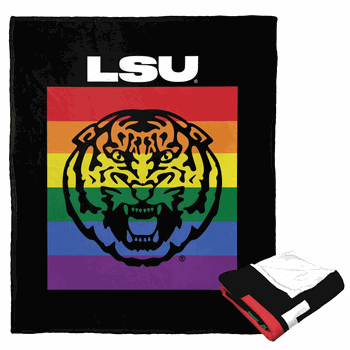NCAA LSU Pride Series Silk Touch Throw Blanket 50x60 Inches