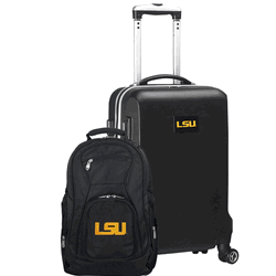 NCAA LSU Tigers Deluxe 2-Piece Backpack & Carry-On Set