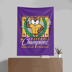 NCAA LSU Tigers Pinnacle Printed Wall Hanging
