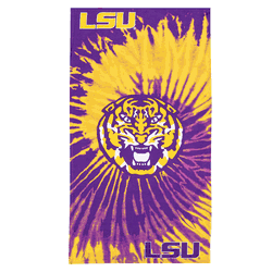 NCAA LSU Tigers Pyschedelic Beach Towel