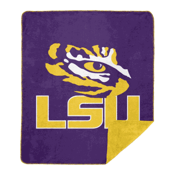 NCAA LSU Tigers Sliver Knit Throw