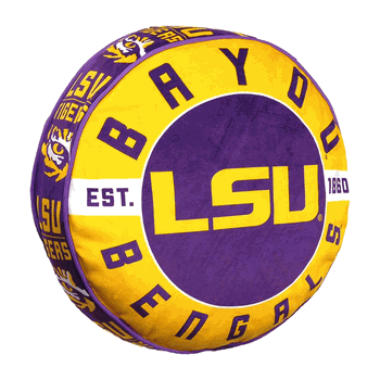 NCAA LSU Travel Cloud Pillow 15 Inches
