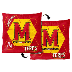 NCAA Maryland Terrapins Connector Velvet Reverse Pillow