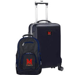 NCAA Maryland Terrapins Deluxe 2-Piece Backpack & Carry-On Set