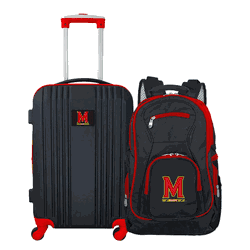 NCAA Maryland Terrapins Premium 2-Piece Backpack & Carry-On Set