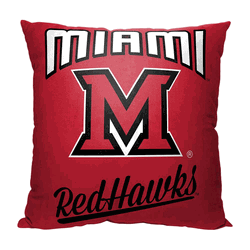NCAA Miami Of Ohio Alumni Throw Pillow 18x18 Inches