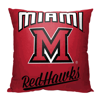NCAA Miami Of Ohio Alumni Throw Pillow 18x18 Inches