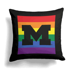 NCAA Michigan Pride Series Throw Pillow 18x18 Inches