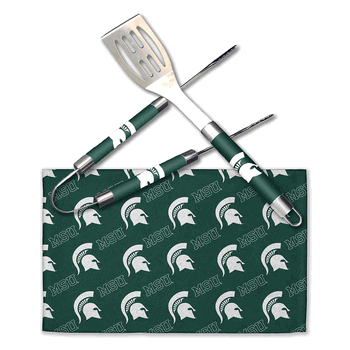 NCAA Michigan State Bbq Grill Utensil Set