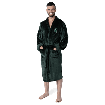 NCAA Michigan State L/XL Silk Touch Robe 26x47 Inches