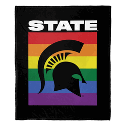 NCAA Michigan State Pride Series Silk Touch Throw Blanket 50x60 Inches