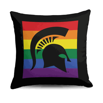 NCAA Michigan State Pride Series Throw Pillow 18x18 Inches