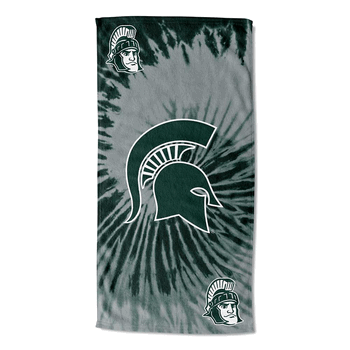 NCAA Michigan State Psychedelic Beach Towel 30x60 Inches