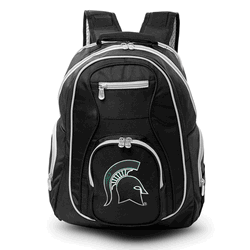 NCAA Michigan State Spartans 19" Premium Laptop Backpack with Colored Trim