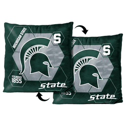 NCAA Michigan State Spartans Connector Velvet Reverse Pillow