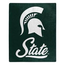 NCAA Michigan State Spartans Signature Raschel Throw