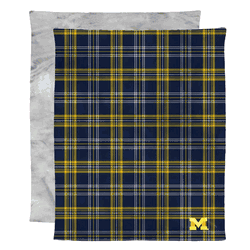 NCAA Michigan Wolverines 2 Ply Micro Mink Throw