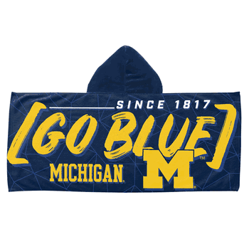 NCAA Michigan Wolverines Juvy Hooded Towel