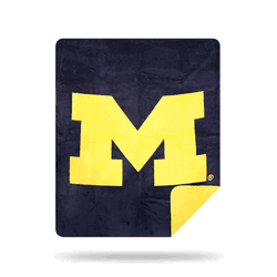 NCAA Michigan Wolverines Sliver Knit Throw