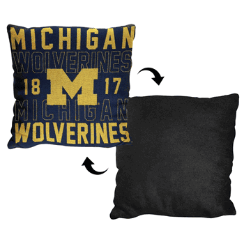 NCAA Michigan Wolverines Stacked Pillow